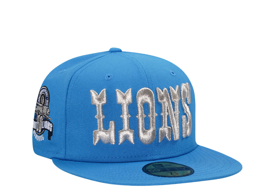 New Era Detroit Lions 60 Seasons Prime Edition 59Fifty Fitted Cap