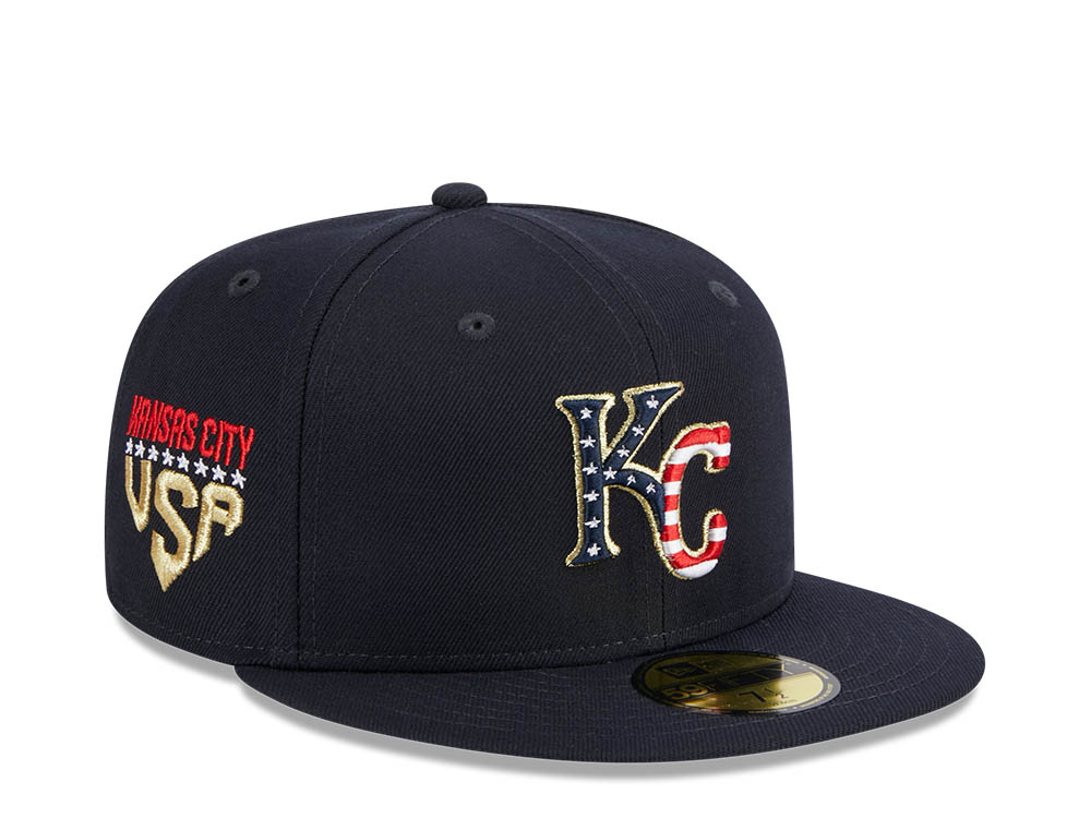 New Era Kansas City Royals 4th of July 23 Authentic On-Field 59Fifty Fitted Casquette