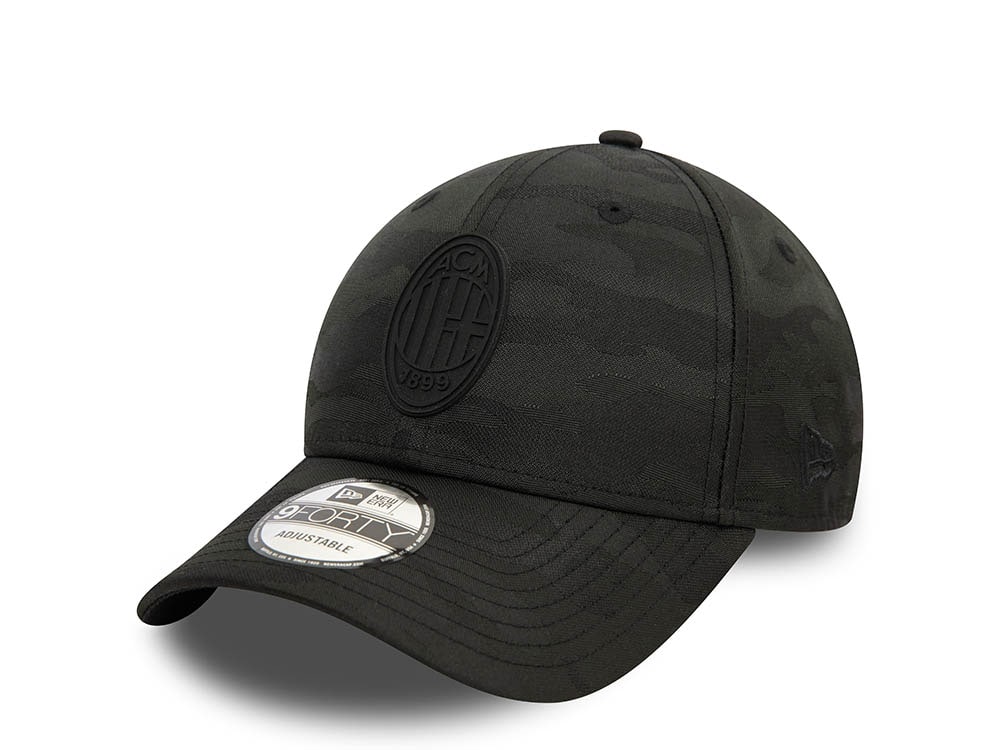 New Era AC Milan Black Camo 9Forty Strapback Hat