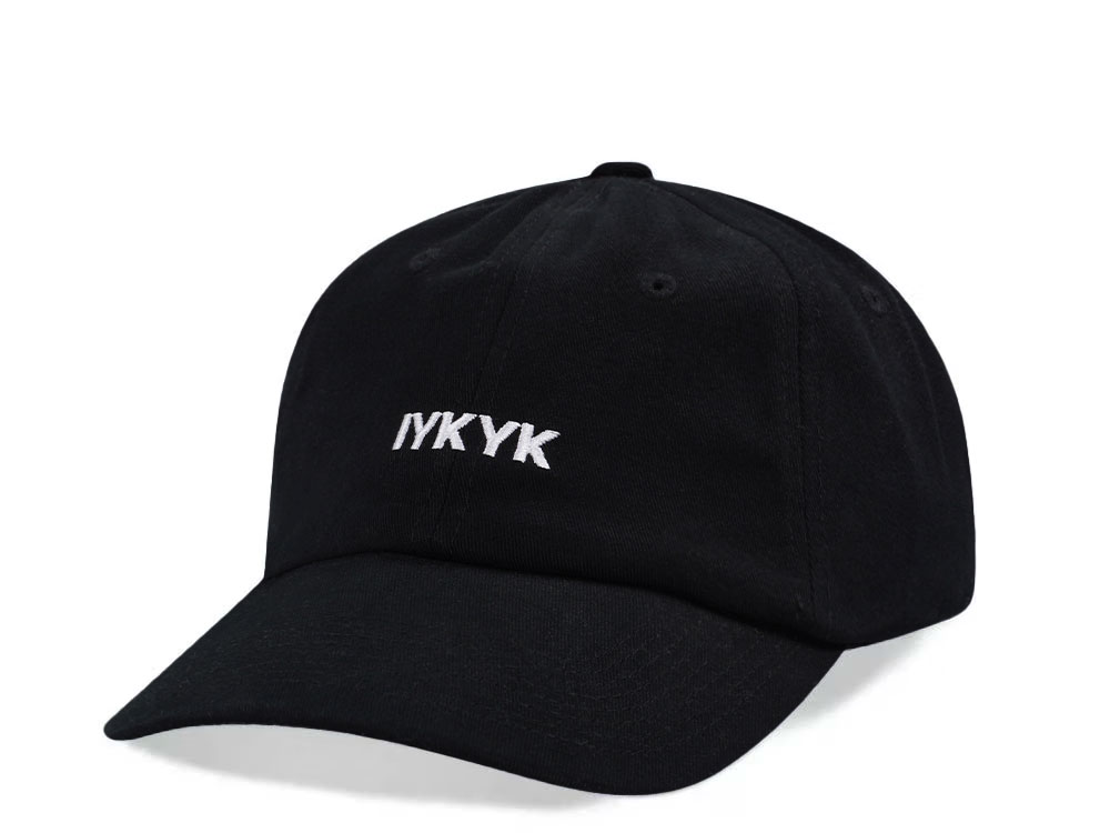 Good Hats IYKYK Black Basic Edition Dad Hat Snapback Cap