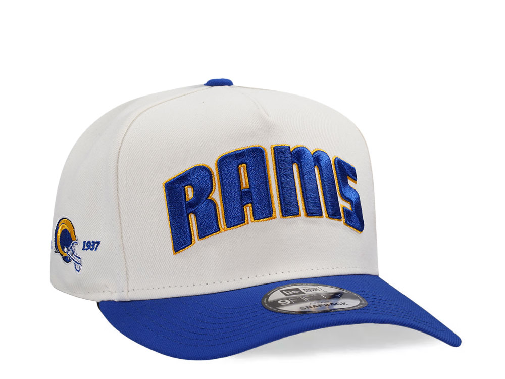 New Era Los Angeles Rams Chrome Two Tone Edition 9Fifty A Frame Snapback Cap