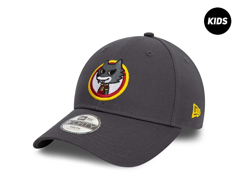 New Era AS Roma Mascot Gray Kids 9Forty Strapback Hat