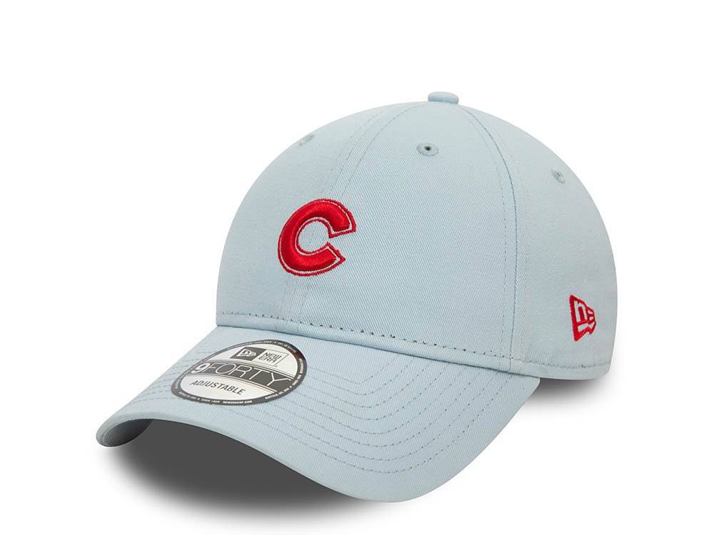 New Era Chicago Cubs Blue Washed 9Forty Strapback Hat