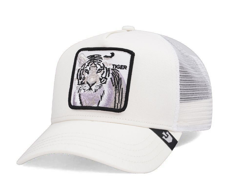 Goorin Bros The White Tiger White Trucker Snapback Cap