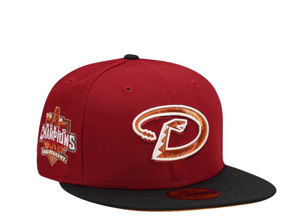 New Era Arizona Diamondbacks 20th Anniversary Metallic Platinum Two Tone Edition 59Fifty Fitted Cap