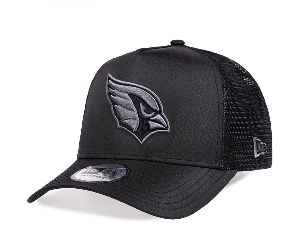 New Era Arizona Cardinals Ripstock Gunmetal Edition A Frame Trucker Snapback Cap