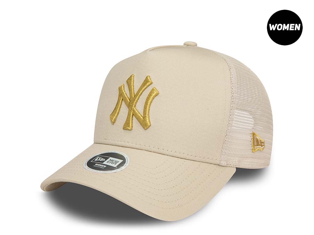 New Era New York Yankees Stone Trucker Womens 9Forty A Frame Snapback Hat