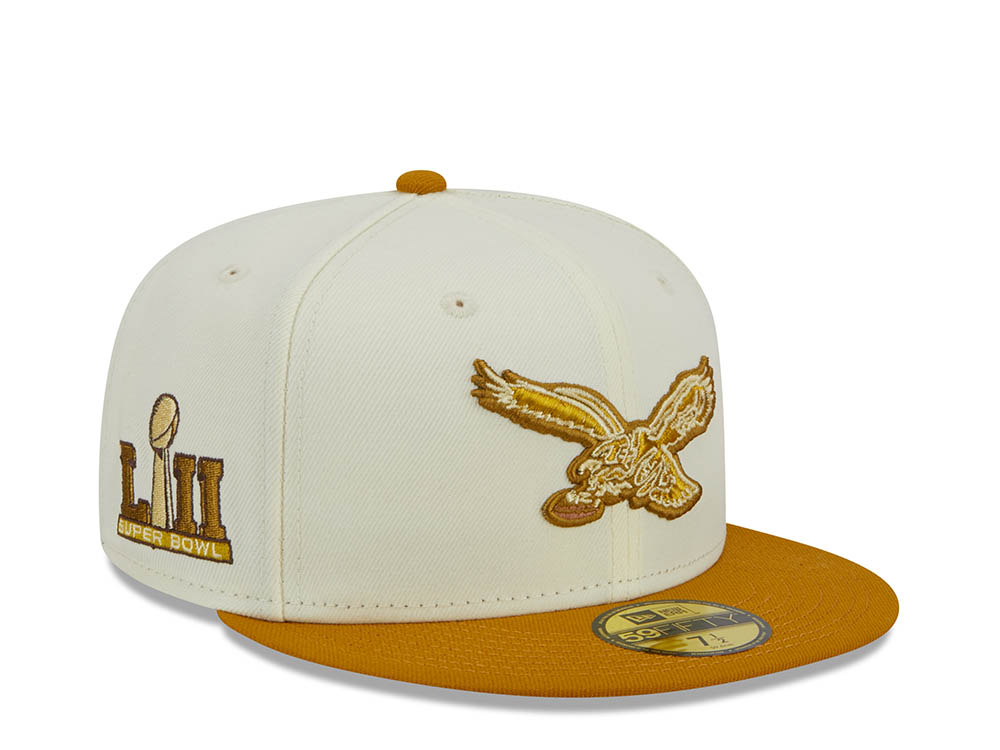 New Era Philadelphia Eagles Super Bowl LII Two Tone City Icon 59Fifty Fitted Casquette