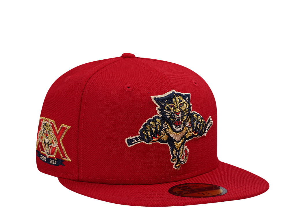 New Era Florida Panthers 20th Anniversary Wool Throwback Edition 59Fifty Fitted Cap