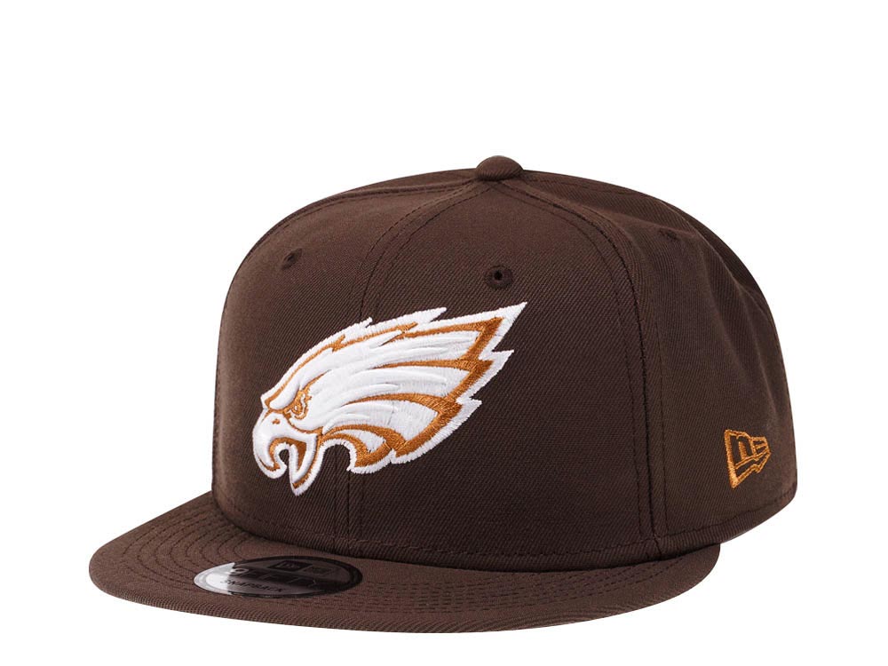 New Era Philadelphia Eagles Brown Caramel Edition 9Fifty Snapback Cap