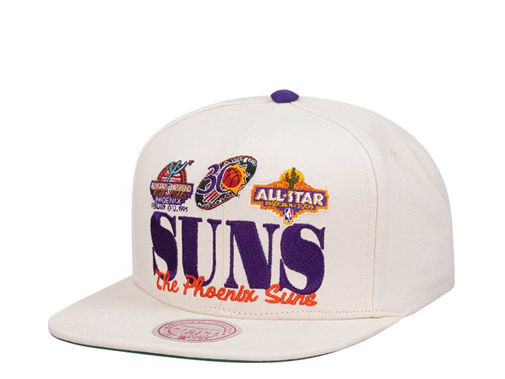 Mitchell & Ness Phoenix Suns Reframe Retro Off White Snapback Cap