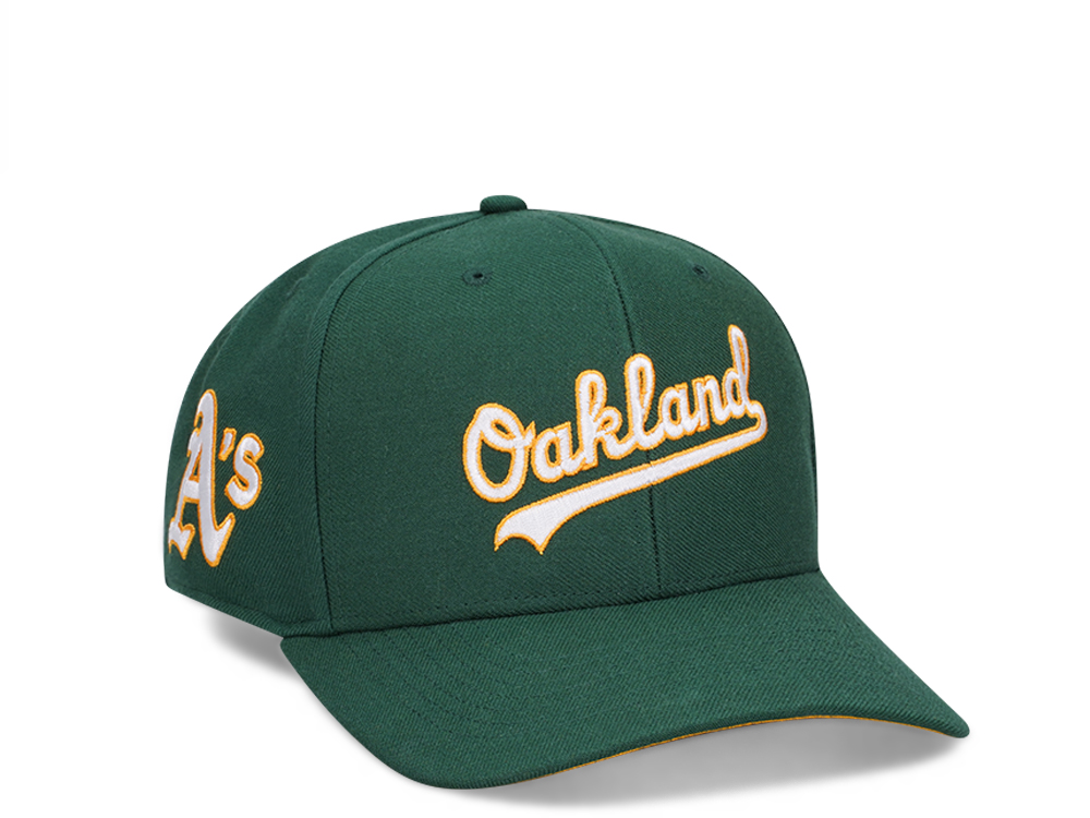 47Brand Oakland Athletics Green Replica Script MVP DP Snapback Hat