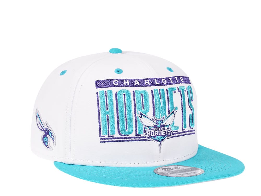 New Era Charlotte Hornets Retro Title 9Fifty Stretch Snapback Cap