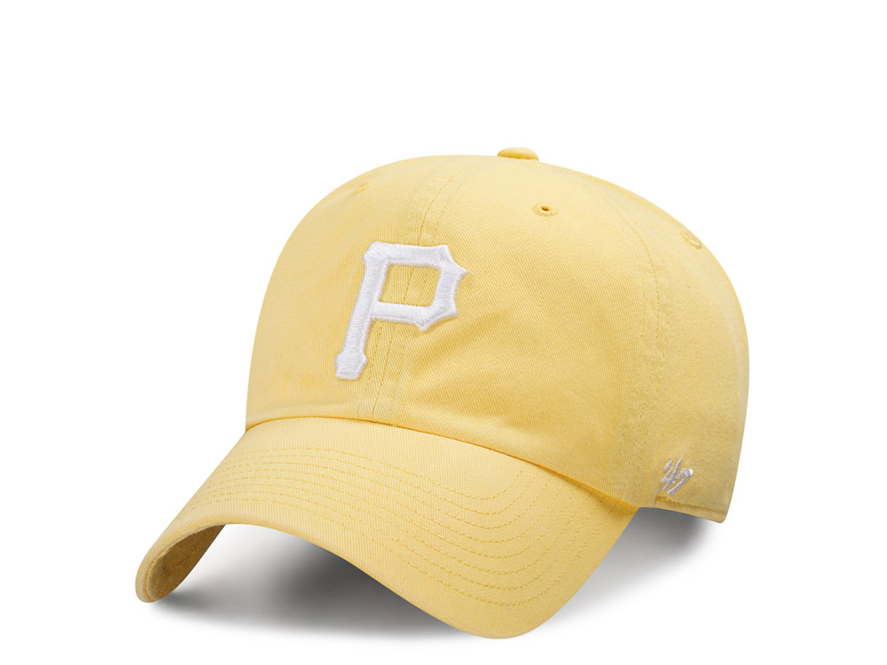 47Brand Pittsburgh Pirates Maize Clean up Strapback Hat